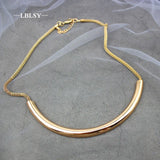 Women Twist Wide Chain Necklace Party Jewelry Choker Birthday Gift