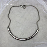 Women Twist Wide Chain Necklace Party Jewelry Choker Birthday Gift