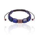 Square Bracelets Street Zircon & Lapis Lazuli Turquoises Bracelets