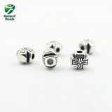 Antique Silver Cross Alloy Beads for Jewelry Making (50pcs/lot)