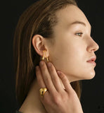 Ear-hole-free Leaves Couples Ear Bone Clip Earrings For Women Men