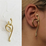 Ear-hole-free Leaves Couples Ear Bone Clip Earrings For Women Men