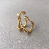 Ear-hole-free Leaves Couples Ear Bone Clip Earrings For Women Men