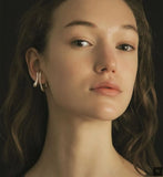 Ear-hole-free Leaves Couples Ear Bone Clip Earrings For Women Men