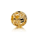 European Flower Lock Crown Clip Beads for Pandora Bracelet