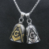 Golden Bell Pendant 316L Stainless Steel G Men's Pendant