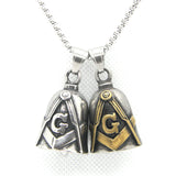 Golden Bell Pendant 316L Stainless Steel G Men's Pendant