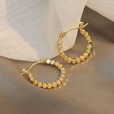 Metal Square Hoop Earrings Women's Jewelry Halloween Party