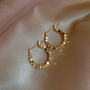Metal Square Hoop Earrings Women's Jewelry Halloween Party