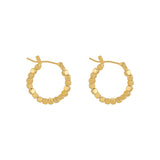 Metal Square Hoop Earrings Women's Jewelry Halloween Party