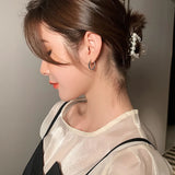 Metal Square Hoop Earrings Women's Jewelry Halloween Party
