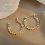 Metal Square Hoop Earrings Women's Jewelry Halloween Party