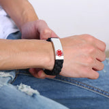 High Blood Pressure Alert Bracelet Silicone Wristband