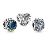 925 Silver Heart-shaped Beads For DIY Jewelry Making