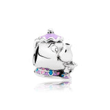 925 Sterling Silver Asymmetric Heart Love Charm Bead for Girlfriend