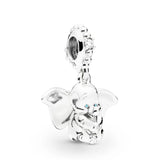 925 Sterling Silver Asymmetric Heart Love Charm Bead for Girlfriend