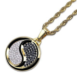 Hip-Hop Chinese Yin Yang Pendant Necklace