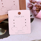 Champagne Paper Earing Stand Cards 100pcs