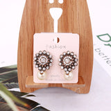 Champagne Paper Earing Stand Cards 100pcs