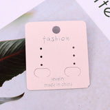 Champagne Paper Earing Stand Cards 100pcs