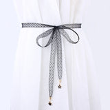 Women's Flower Chain Belt Thin Waist Rope