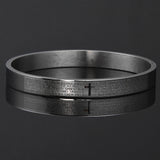 Scripture Cuff Bracelet Steel Bangle Spanish Men Women Jewelry