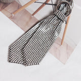 Crystal Metal Chain Pendant Necklace All-match Charm Nekclace