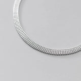 925 Silver Women's Beads Chain Anklet Sandals Foot Jewelry