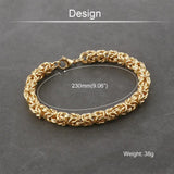 Men's 8mm Stainless Steel Silver Bracelet
