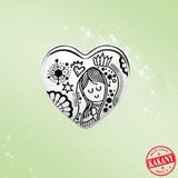 San Guadalupe Charm 925 Sterling Silver Bracelet Beads