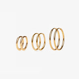 Minimalism Stainless Steel Hoop Earrings for Women