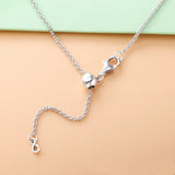 Infinity Sparkling Silver Necklace Gift