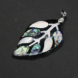 Mother of Pearl Shell Pendant, Abalone Paua Shell Charm for DIY Necklace Jewelry