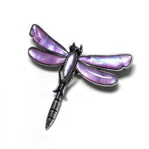 Dragonfly Mother of Pearl Shell Pendant for DIY Necklace
