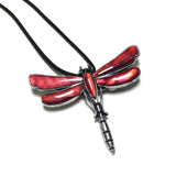 Dragonfly Mother of Pearl Shell Pendant for DIY Necklace