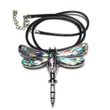 Dragonfly Mother of Pearl Shell Pendant for DIY Necklace