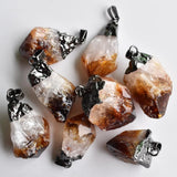 Natural Stone Irregular Pendants Charms For DIY Jewelry Making 6pcs/lot