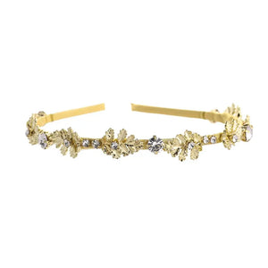 Japanese Style Rhinestone Headband Pearl Wild Jewelry