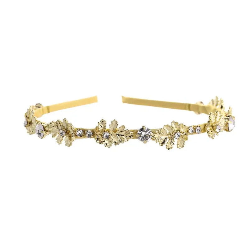 Japanese Style Rhinestone Headband Pearl Wild Jewelry