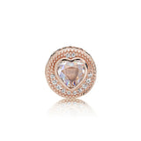 Passionate Love Charm in 100% S925 Sterling Silver for DIY Jewelry