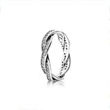 Retro Style Silver 925 Women's Wedding Band Ring