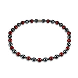 Personality Hematite Necklace Magnetic Therapy Red Health Women Men Jewelry