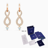 Pave Zircon Crystal Earrings, Female Engagement Gift