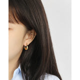 S925 Sterling Silver Earrings Cold Style Wild Female Ear Jewelry