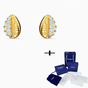 Shell Yellow Earrings Charming Accessories
