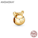 Sterling Silver Chinese Zodiac Charms Beads - Birthday Gift