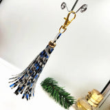 Colorful Leather Tassel Key Chain Lobster Clasp Key chain