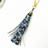 Colorful Leather Tassel Key Chain Lobster Clasp Key chain