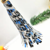 Colorful Leather Tassel Key Chain Lobster Clasp Key chain