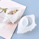 Silicone Mould Dried Flower Resin Decorative DIY Conch storage box mould